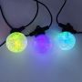 IP65 crack bulb G50 string lights RGB auto color changing