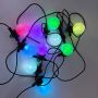 IP65 crack bulb G50 string lights RGB auto color changing