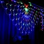 Peacock tail led net lights