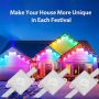 Smart permanent led eaves light
