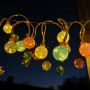 Cotton ball hemp rope string lights