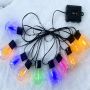 Solar letter bulb string lights