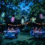 Solar letter bulb string lights