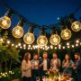 Solar star filament G50 string lights