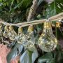 Solar hemp rope bulb string lights