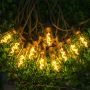 Shape filament led bulb string lights