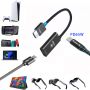 HDMI to USB C adapter with PD 65W