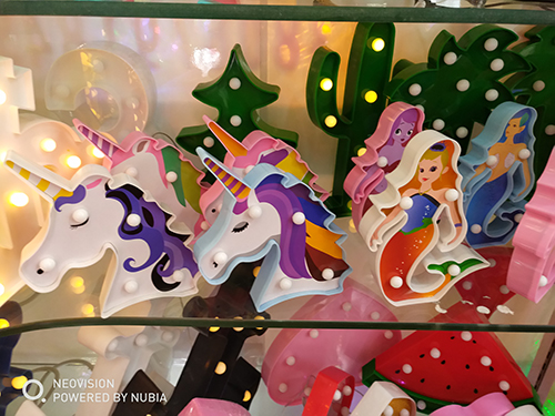 mermaid led night light